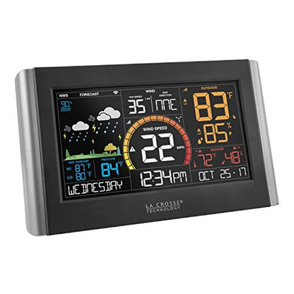 La Crosse Technology Wireless Wi-Fi Digital Weather and – Side View
