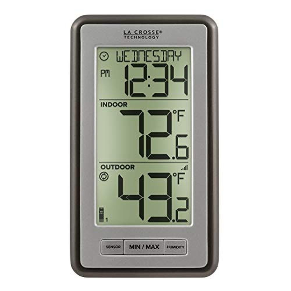 Temperature Monitor: La Crosse Technology WS-9160UV3 – Front View