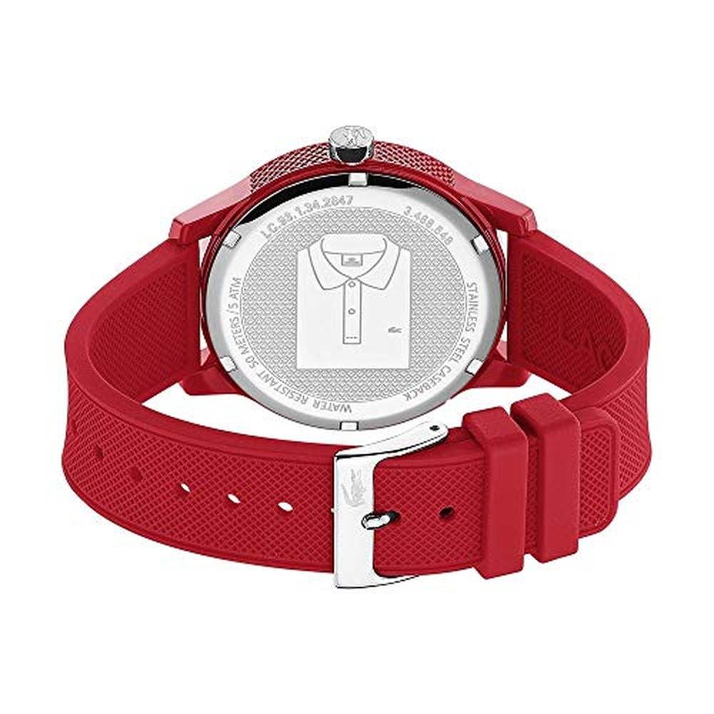 Quartz Lacoste: Lacoste TR90 Case Quartz Premium Sporty – Close-up Detail