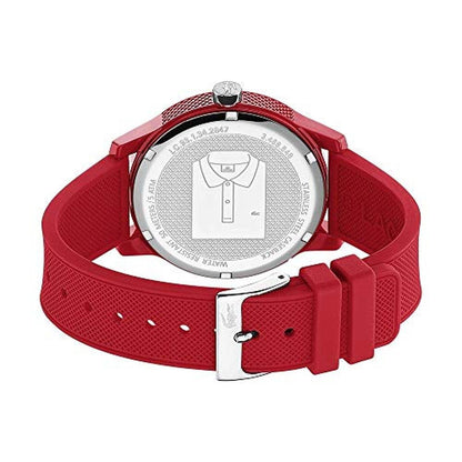 Quartz Lacoste: Lacoste TR90 Case Quartz Premium Sporty – Close-up Detail