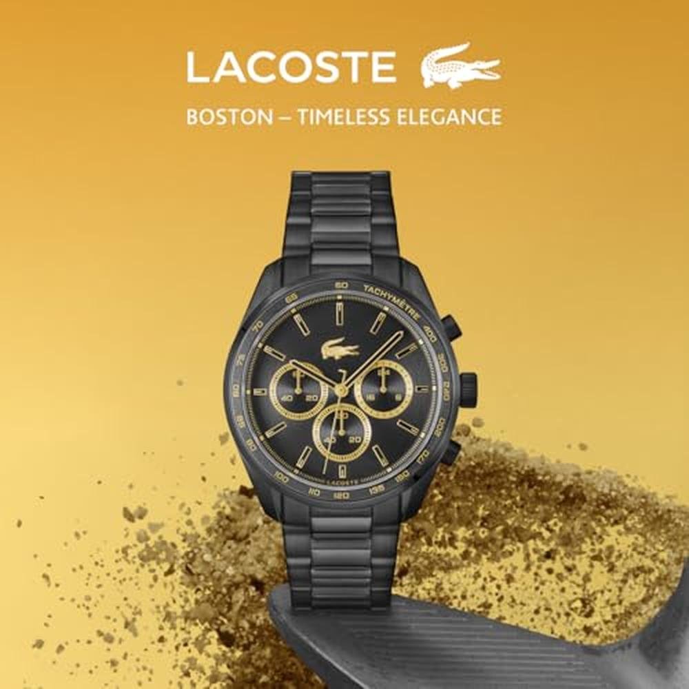 Lacoste Boston Men's Chronograph Watch – Close-up Detail