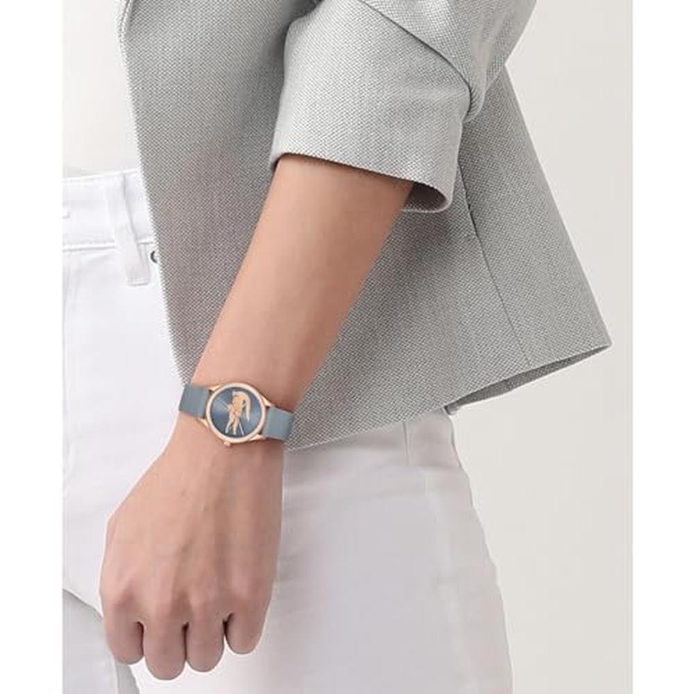 Lacoste Crocodelle: Lacoste Women's Quartz Watch 3 Hand – Side View