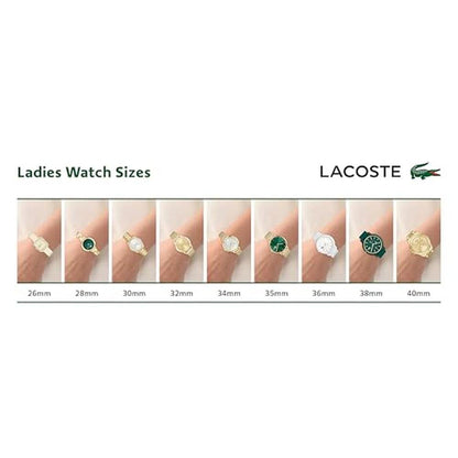 Lacoste Crocodelle: Lacoste Women's Quartz Watch 3 Hand – Close-up Detail