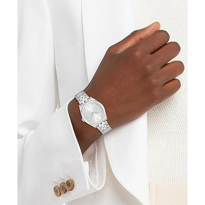 Stainless Steel: Lacoste Tuilerie Women's Quartz Stainless – Side View