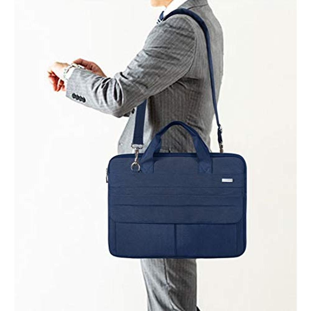 Laptop Landici: LANDICI Laptop Bag Case 17-17.3 Inch – Side View