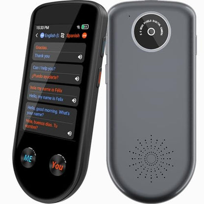 Language Translator: Premium Two-Way Voice Translator – Front View