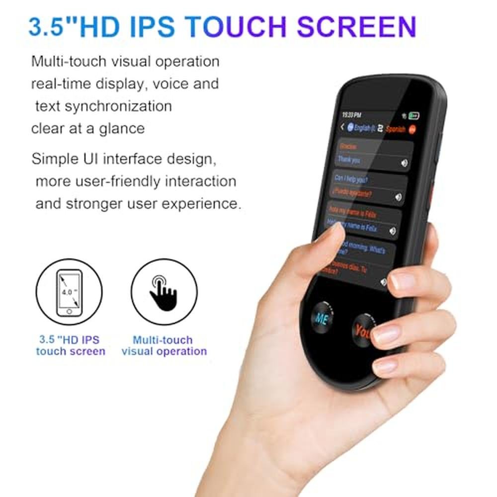 Language Translator: Premium Two-Way Voice Translator – In Use