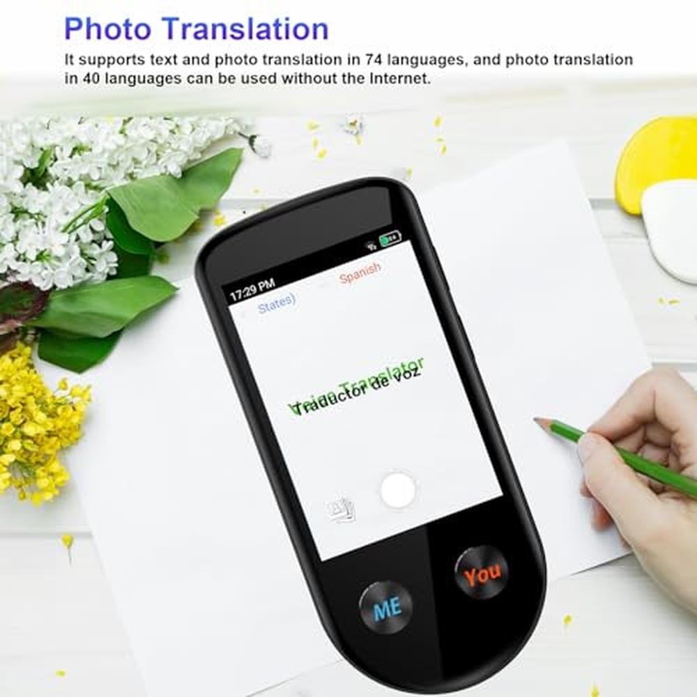 Language Translator: Premium Two-Way Voice Translator – Packaging
