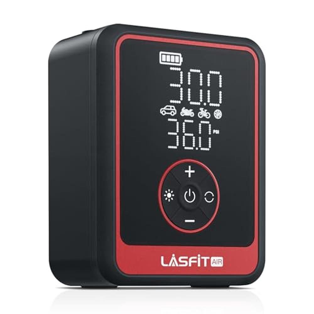Tire Inflator: LASFIT CR1 Pro Portable Air Compressor – Front View