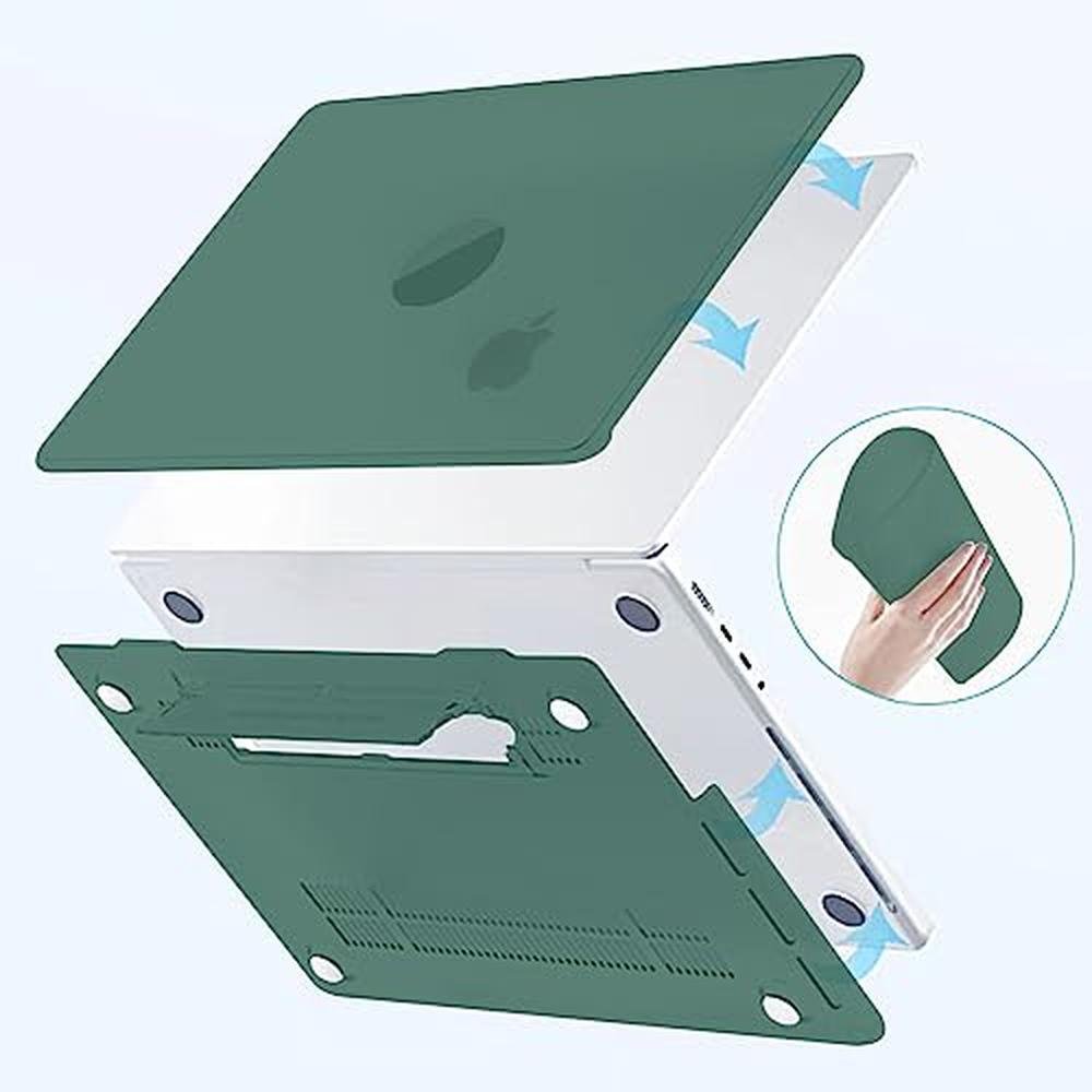 Case LCMOCICO: Premium Hard Shell Case for New MacBook Air – Close-up Detail
