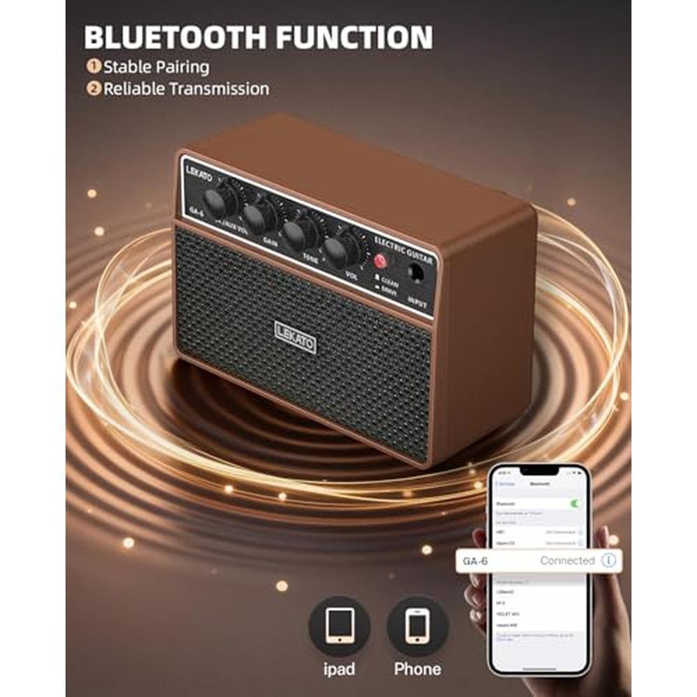 LEKATO 10W Mini Guitar Amp: Portable Electric Guitar – Packaging