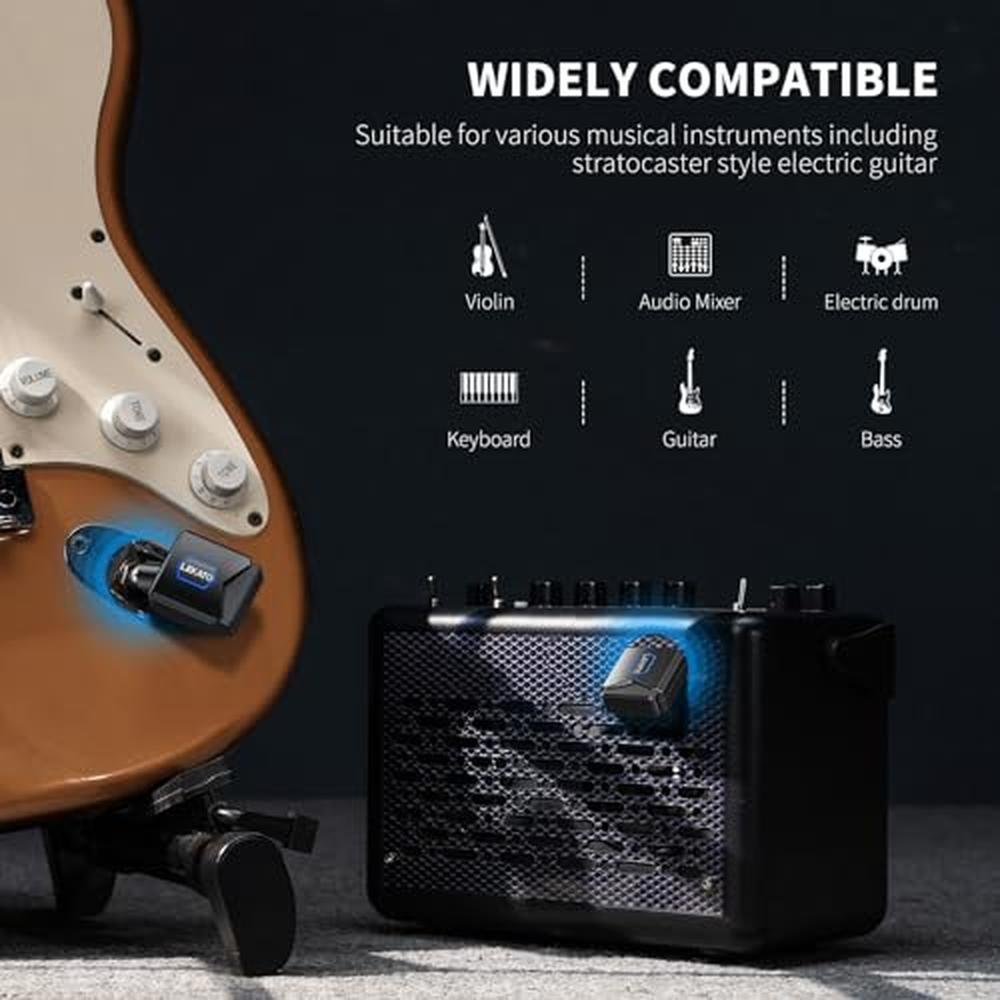Guitar System: LEKATO 5.8G Wireless Guitar Transmitter – Close-up Detail