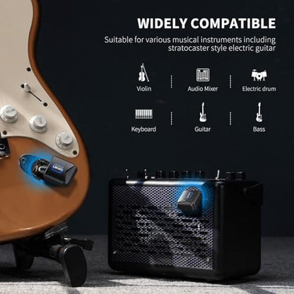 Guitar System: LEKATO 5.8G Wireless Guitar Transmitter – Close-up Detail