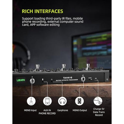 LEKATO Multi Effects Guitar Pedal – In Use