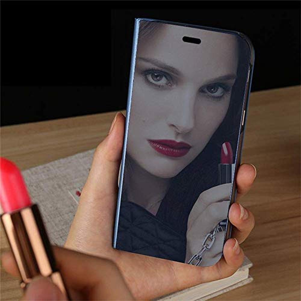 Case Galaxy S25 Ultra: LEMAXELERS Slim Mirror Design Clear – Side View