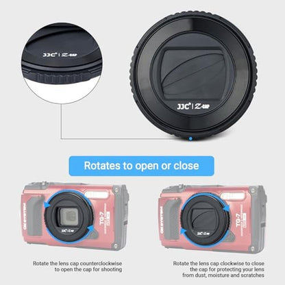 Lens Protector Cover for Olympus TG-7 TG-6 TG-5 TG-4 TG-3 – Close-up Detail