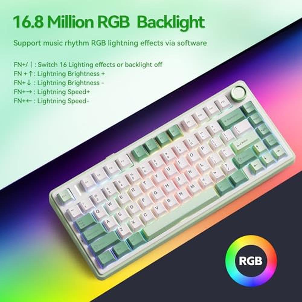 Keyboard Leobog: Leobog x Aula F75 Gaming Keyboard 75% – Packaging