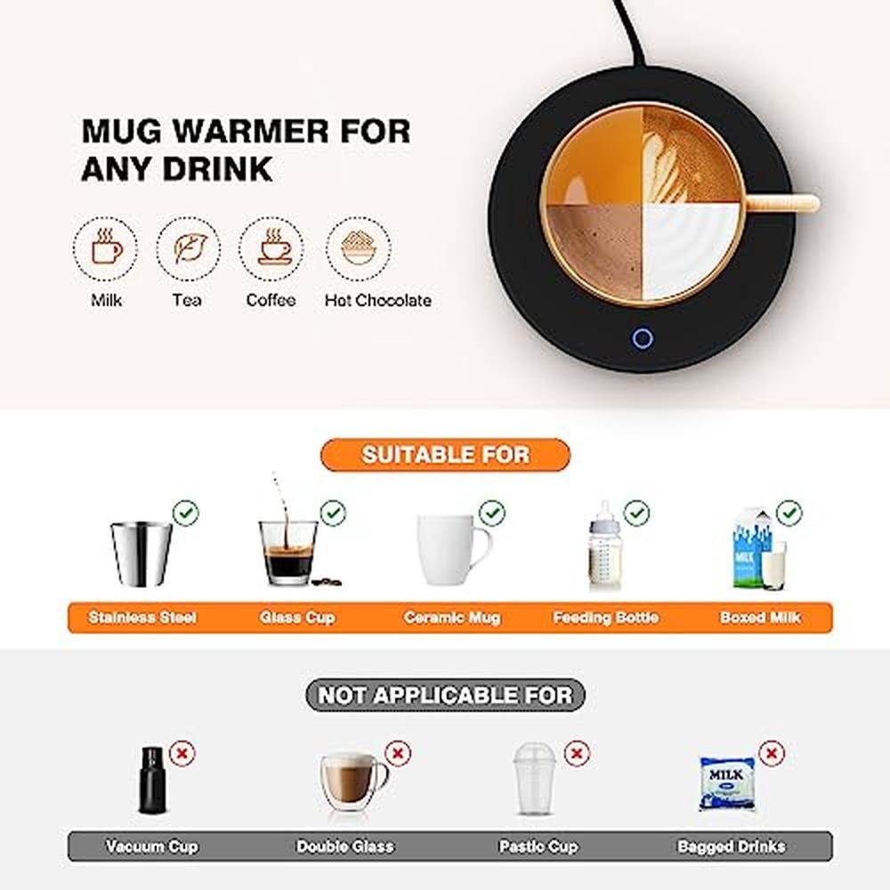 Warmer Coffee: Lesipee Mug Warmer Coffee Cup Warmer for – Close-up Detail