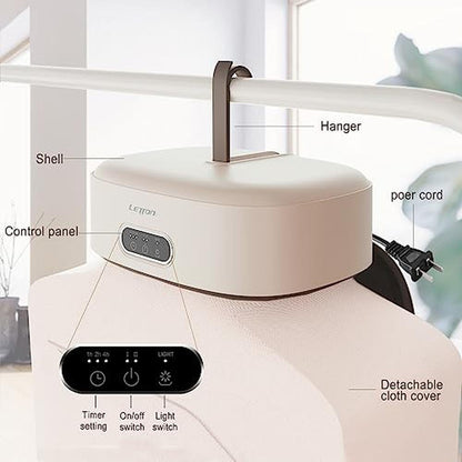 Dryer Portable: Letton Compact Foldable Mini Electric – Side View