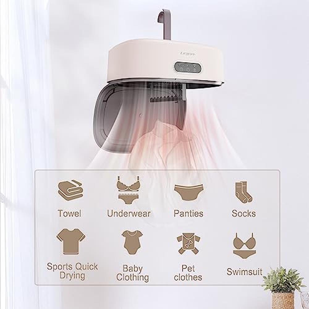 Dryer Portable: Letton Compact Foldable Mini Electric – Close-up Detail