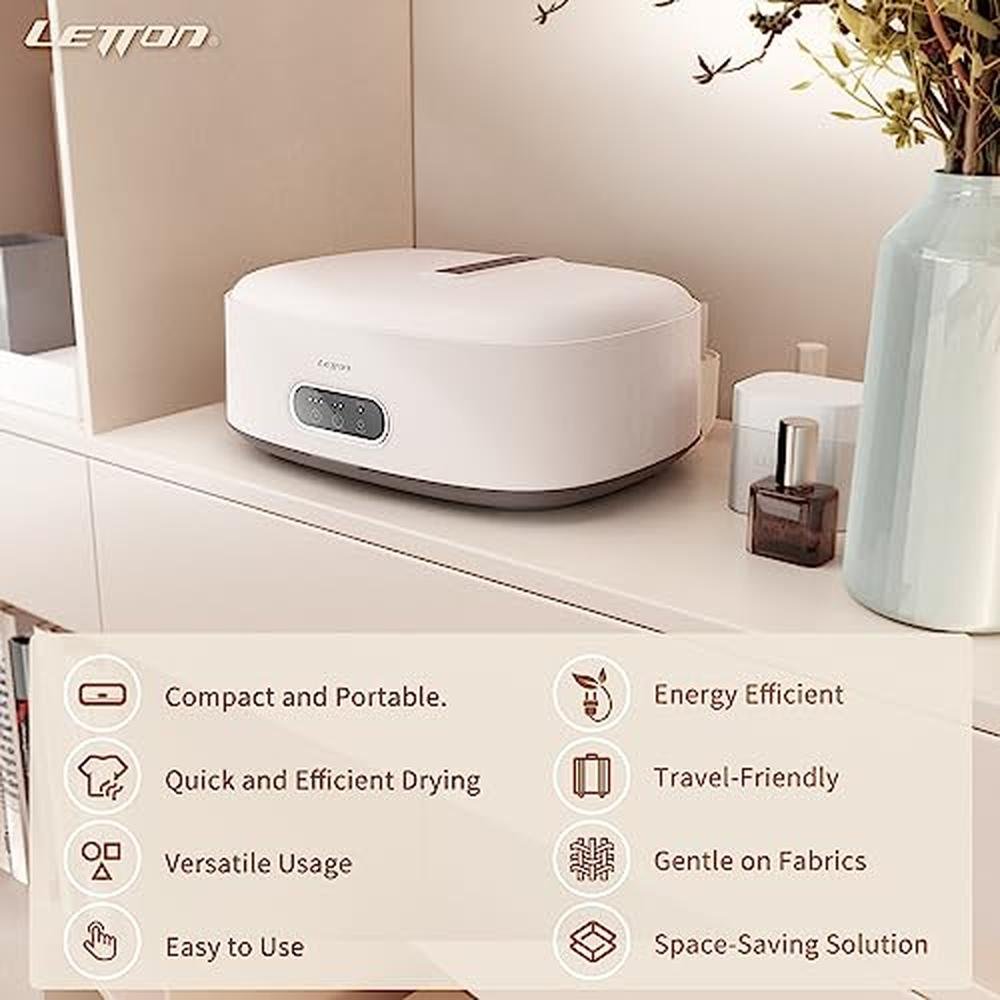 Dryer Portable: Letton Compact Foldable Mini Electric – In Use