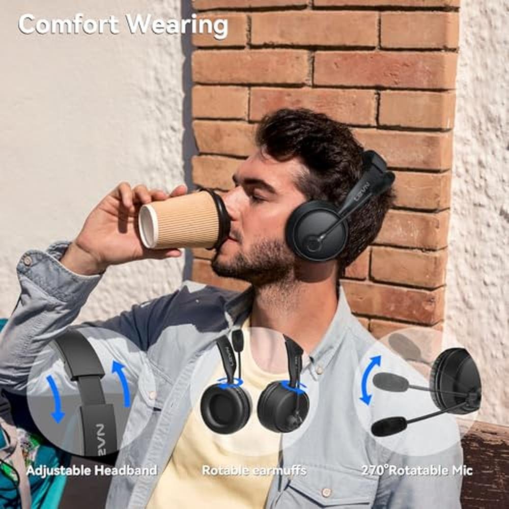 Bluetooth Headset: LEVN Bluetooth Headphones with – Packaging