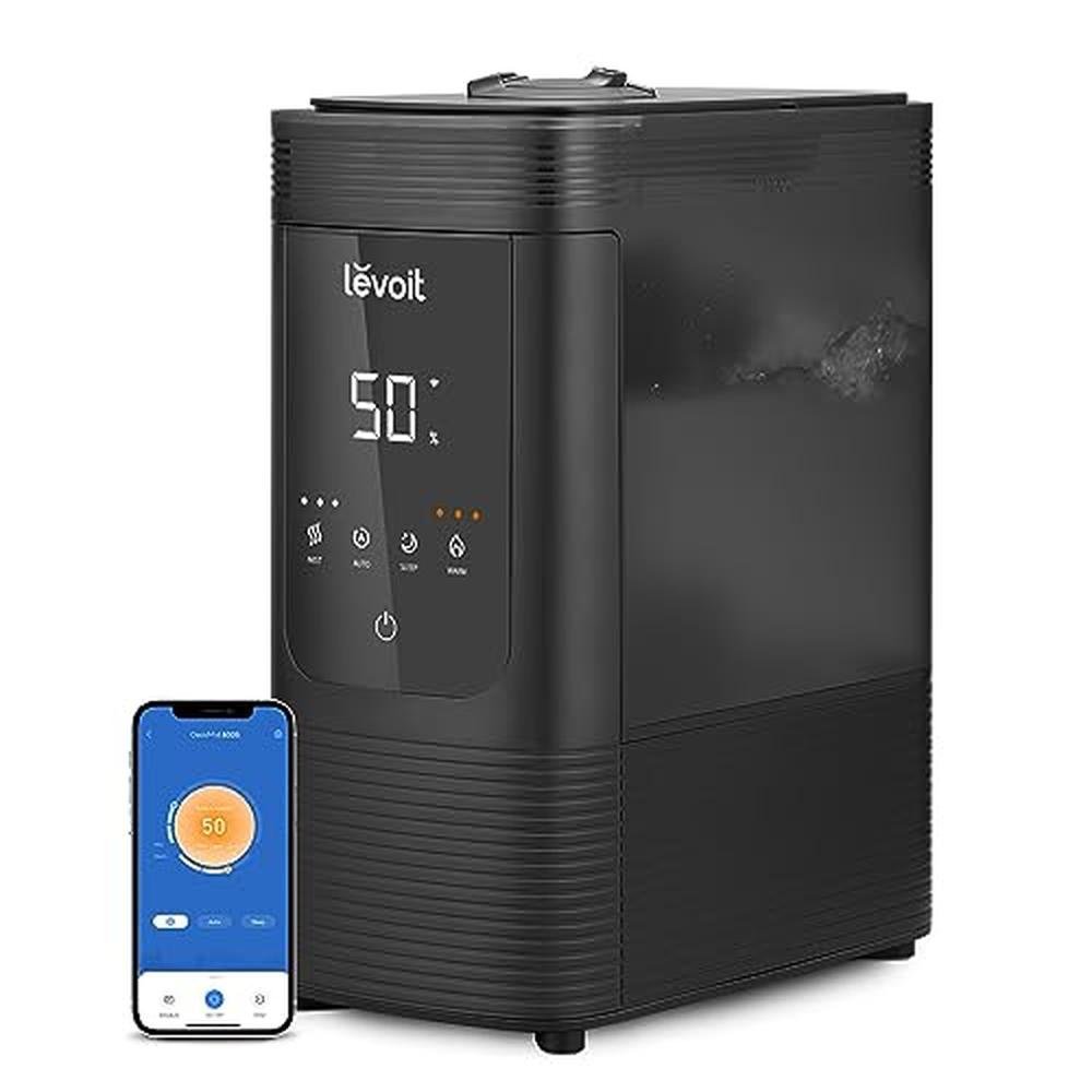 Levoit Warm Mist Humidifier: Levoit 6L Smart Warm and Cool – Front View