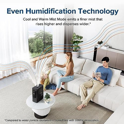 Levoit Warm Mist Humidifier: Levoit 6L Smart Warm and Cool – In Use