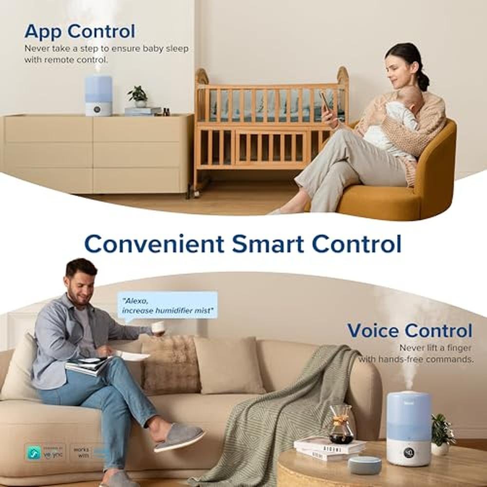 Levoit Humidifiers: Levoit Smart Humidifier 3L Blue – Close-up Detail