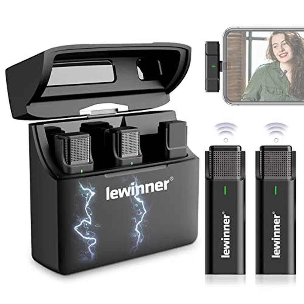 Lewinner Wireless Microphone: Lewinner Set 2 Transmitters 1 – Front View