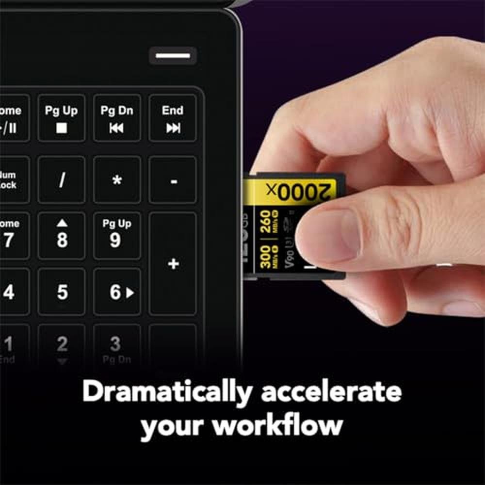 Lexar LSD2000128G: Professional SDXC Memory Card 2000x – In Use