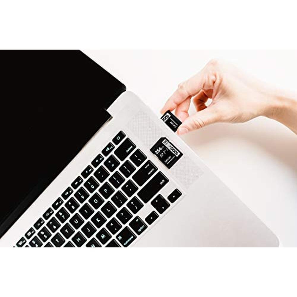 Lexar Professional: 128GB 1000x Speed SDXC UHS-II Memory – Side View