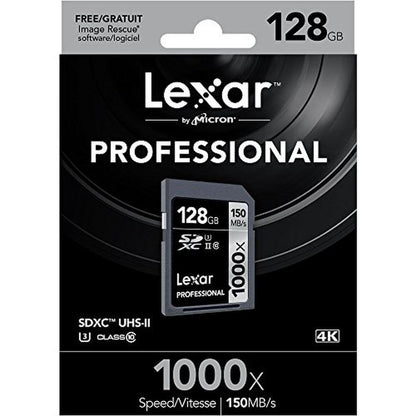 Lexar Professional: 128GB 1000x Speed SDXC UHS-II Memory – In Use
