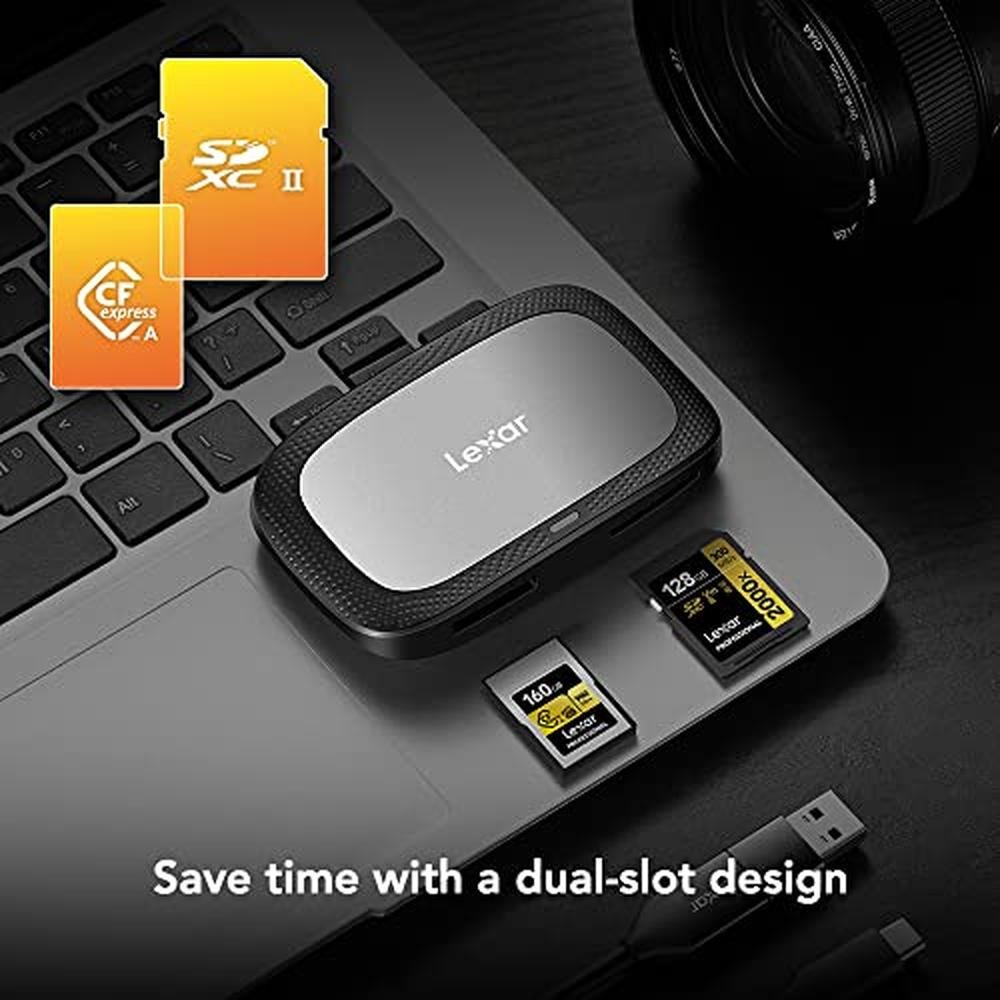 CFExpress Lexar: Lexar Professional CFExpress Type A SD USB – Side View