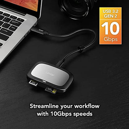 CFExpress Lexar: Lexar Professional CFExpress Type A SD USB – Close-up Detail