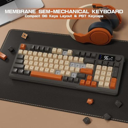 Gaming Keyboard: LexonElec M96 Wireless Mechanical Feeling – Packaging