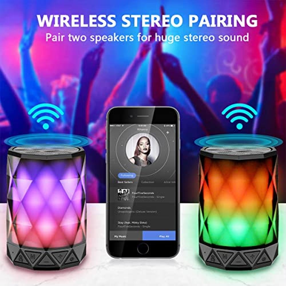 Portable Speakers: LFS Bluetooth Waterproof Lightweight – Close-up Detail