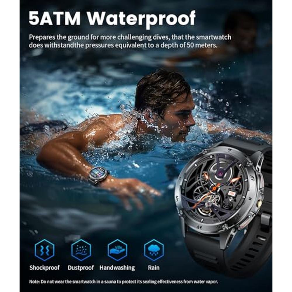 LIGE Military Smart Watch for Men – Packaging
