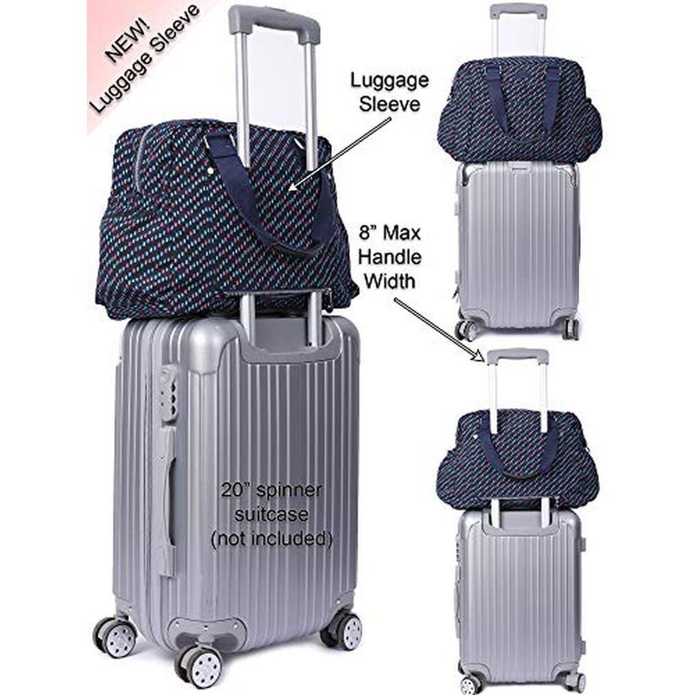 Lily Drew: Nylon Travel Tote Cross-body Bag – In Use