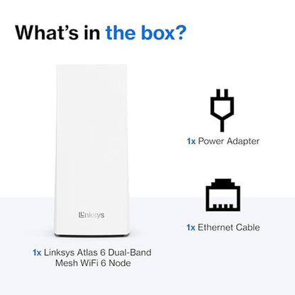 Linksys Atlas WiFi 6 Router Home WiFi Mesh System – Packaging
