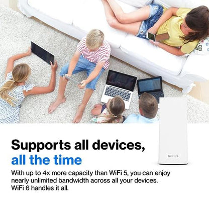 Linksys AX4200 Smart Mesh Wi-Fi 6 Router Whole Home WiFi – In Use