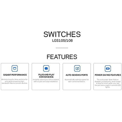 Linksys LGS105: 5-Port Business Desktop Gigabit Ethernet – Packaging