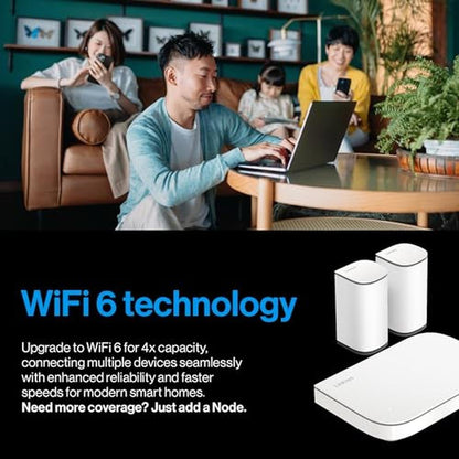Linksys Multi-gig Micro Mesh WiFi 6 System – Side View