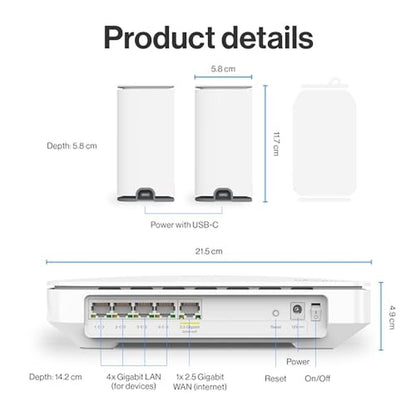 Linksys Multi-gig Micro Mesh WiFi 6 System – Close-up Detail