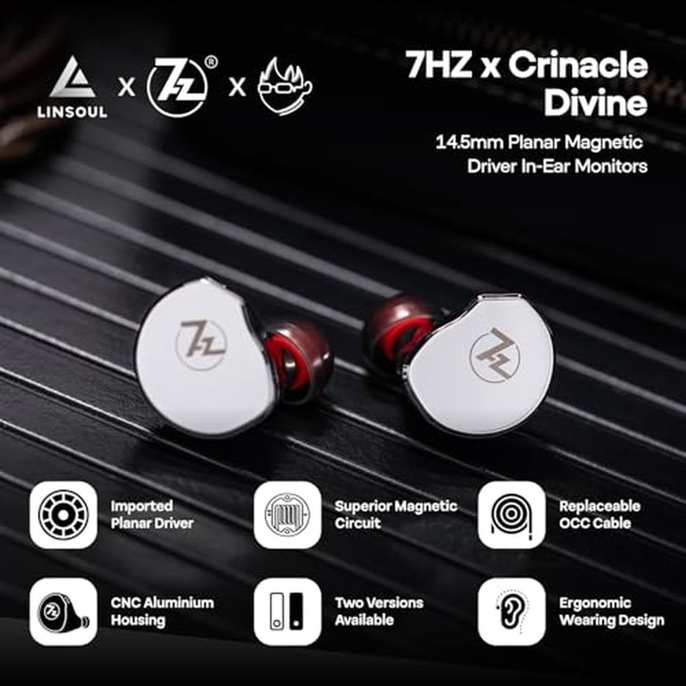 Linsoul 7Hz x Crinacle: Diablo/Divine in-Ear Monitors – Side View