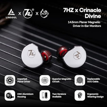 Linsoul 7Hz x Crinacle: Diablo/Divine in-Ear Monitors – Side View