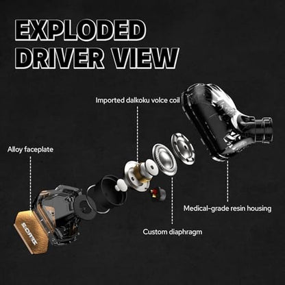 Linsoul 7Hz x Crinacle Zero:2 in Ear Monitor – Close-up Detail