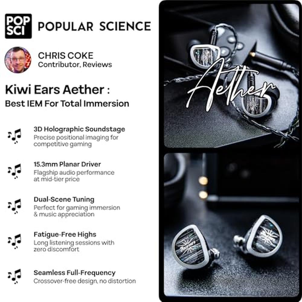 Linsoul Kiwi Ears Aether in Ear Monitor – In Use