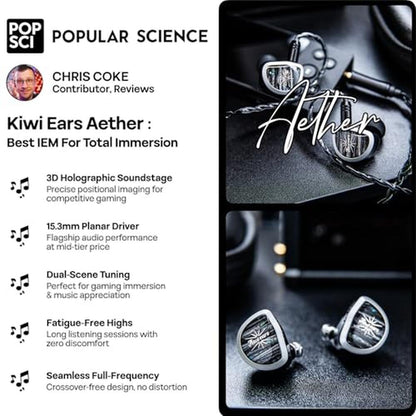 Linsoul Kiwi Ears Aether in Ear Monitor – In Use