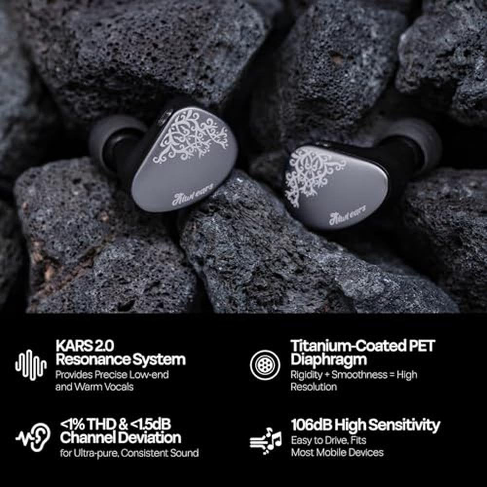 Linsoul Kiwi Ears Cadenza II 10mm Titanium Driver in Ear – Close-up Detail